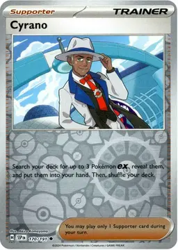 Cyrano [Reverse Holo] - Pokemon Surging Sparks