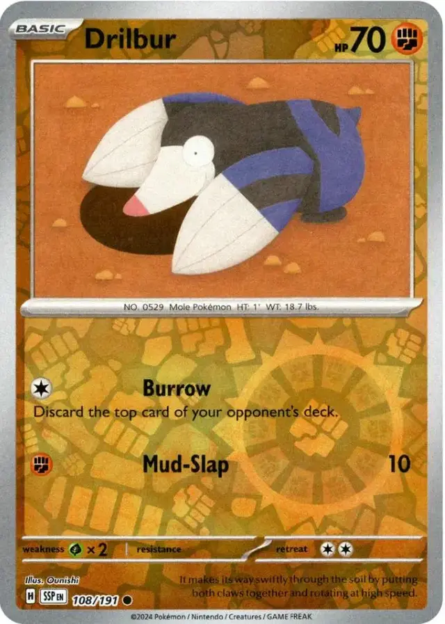Drilbur [Reverse Holo]