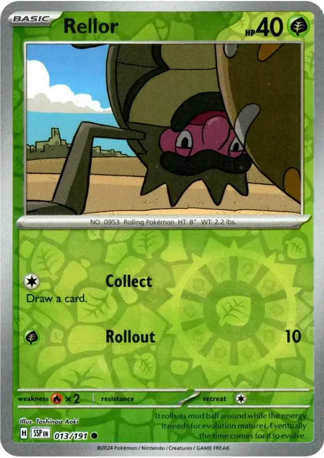 Rellor [Reverse Holo] - Pokemon Surging Sparks #13