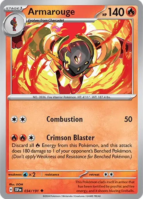 Armarouge - Pokemon Surging Sparks #34