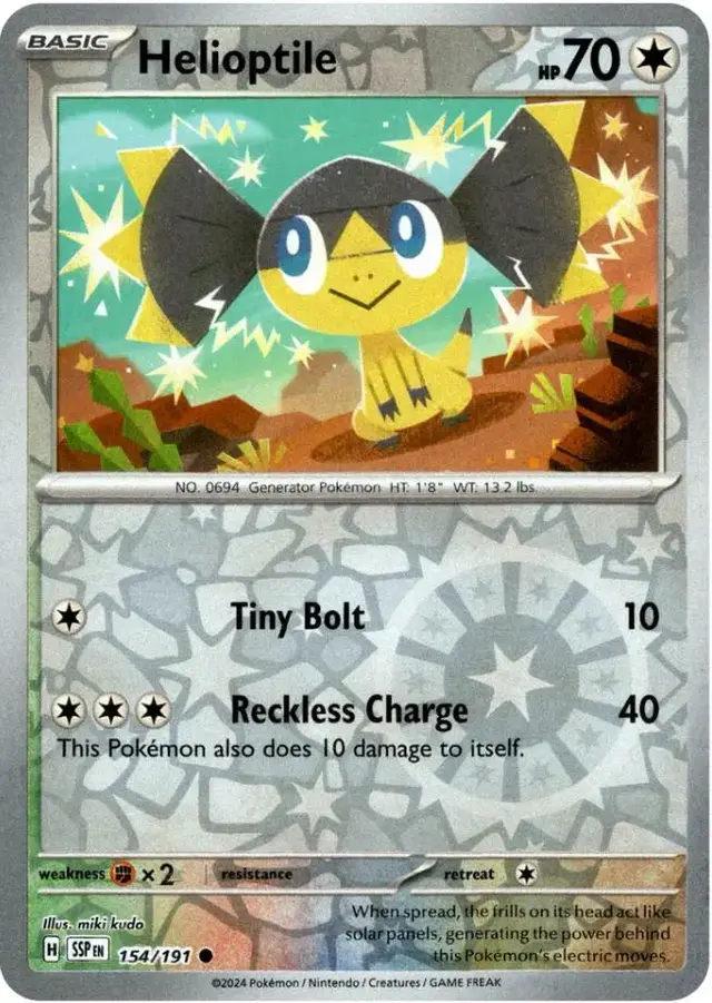 Helioptile [Reverse Holo]
