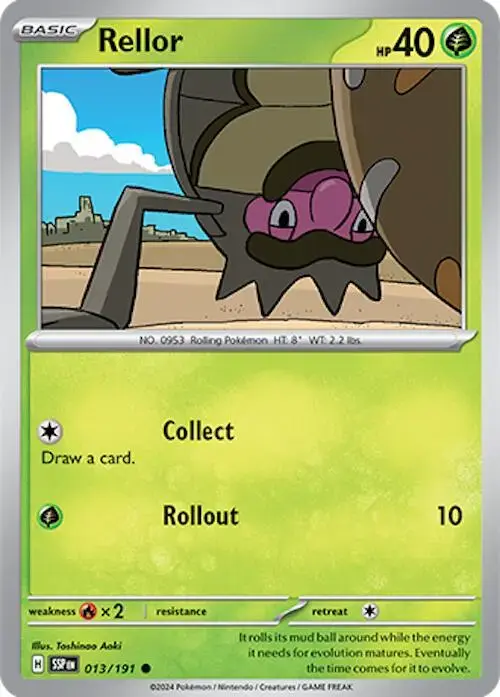 Rellor - Pokemon Surging Sparks #13