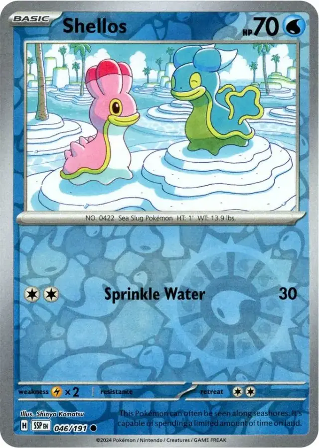 Shellos [Reverse Holo] - Pokemon Surging Sparks #46