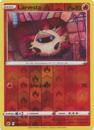 Larvesta [Reverse Holo] - Pokemon Surging Sparks #24