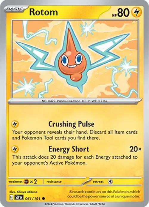 Rotom - Pokemon Surging Sparks #61