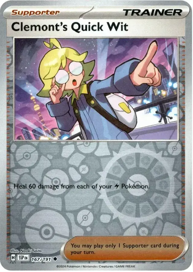Clemont's Quick Wit [Reverse Holo]