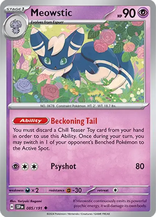 Meowstic - Pokemon Surging Sparks #85