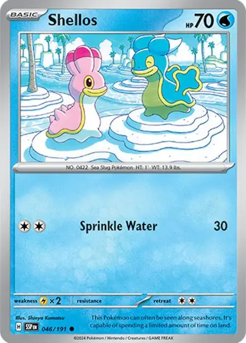 Shellos - Pokemon Surging Sparks #46