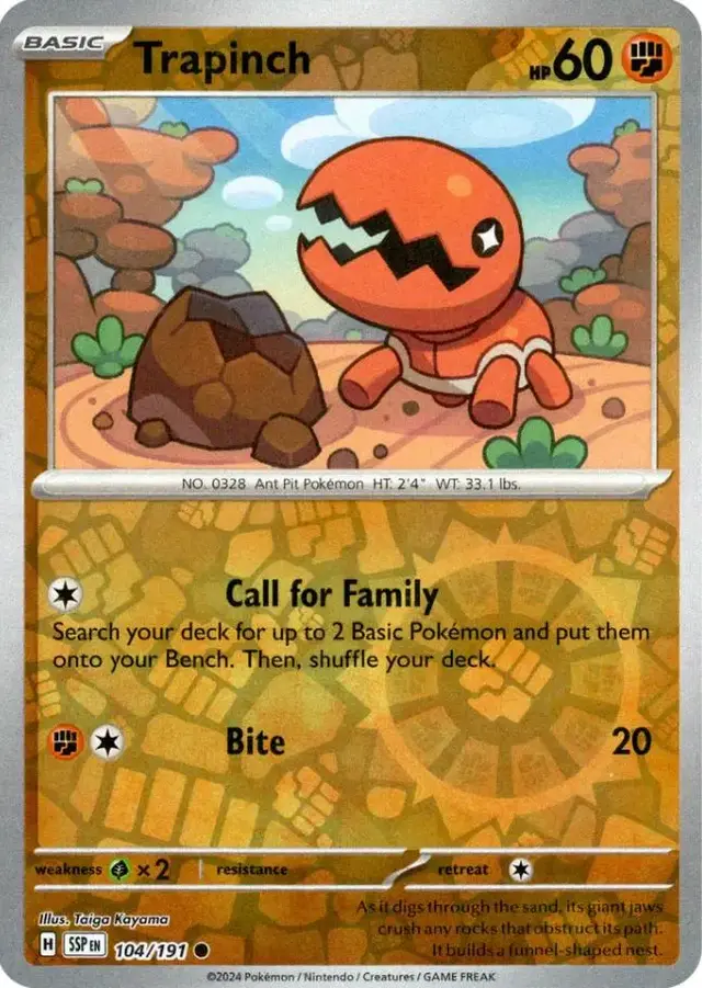 Trapinch [Reverse Holo]