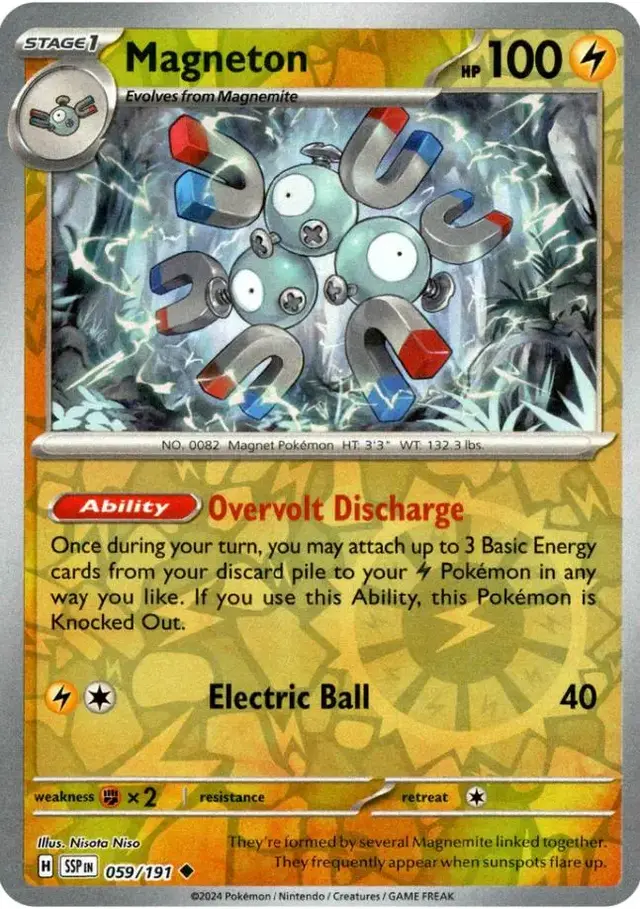 Magneton [Reverse Holo] - Pokemon Surging Sparks #59