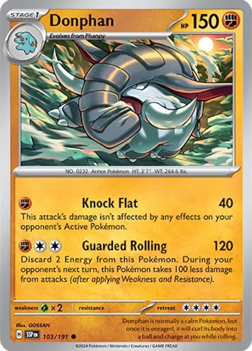 Donphan - Pokemon Surging Sparks #103