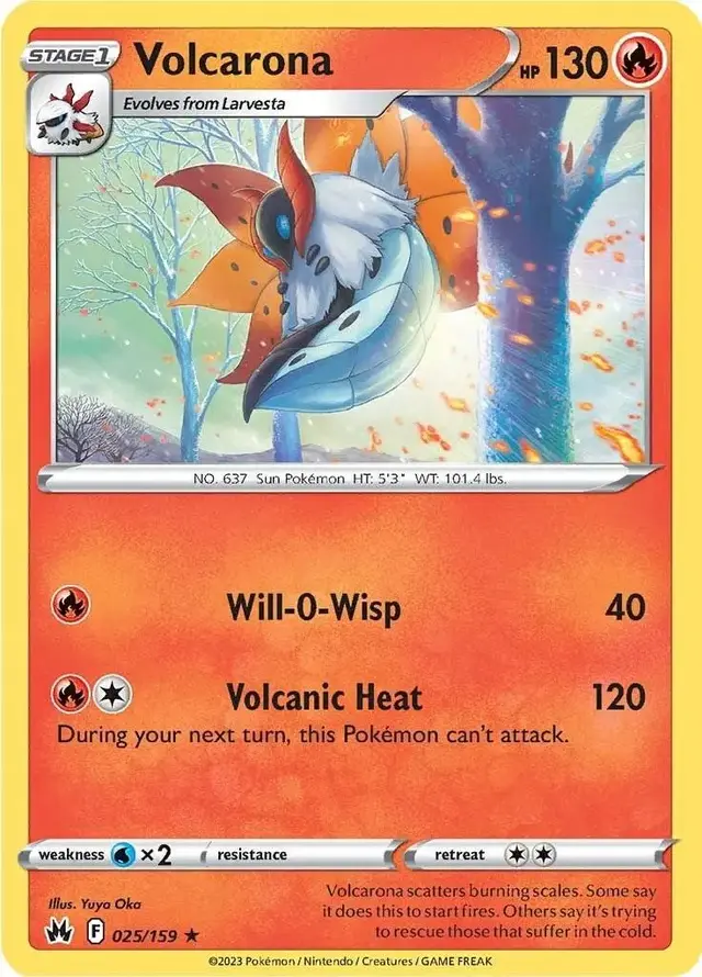 Volcarona - Pokemon Surging Sparks #25