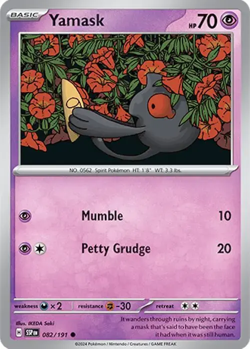 Yamask - Pokemon Surging Sparks #82