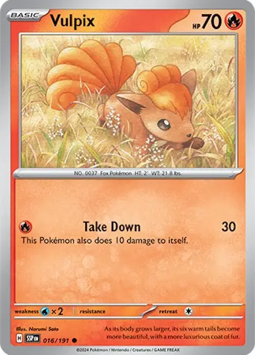 Vulpix - Pokemon Surging Sparks #16