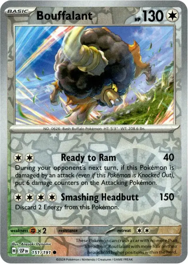 Bouffalant [Reverse Holo]