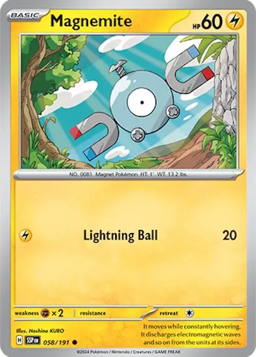 Magnemite - Pokemon Surging Sparks #58