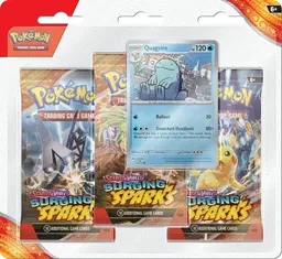 Quagsire 3 Pack Blisters - Pokemon Surging Sparks
