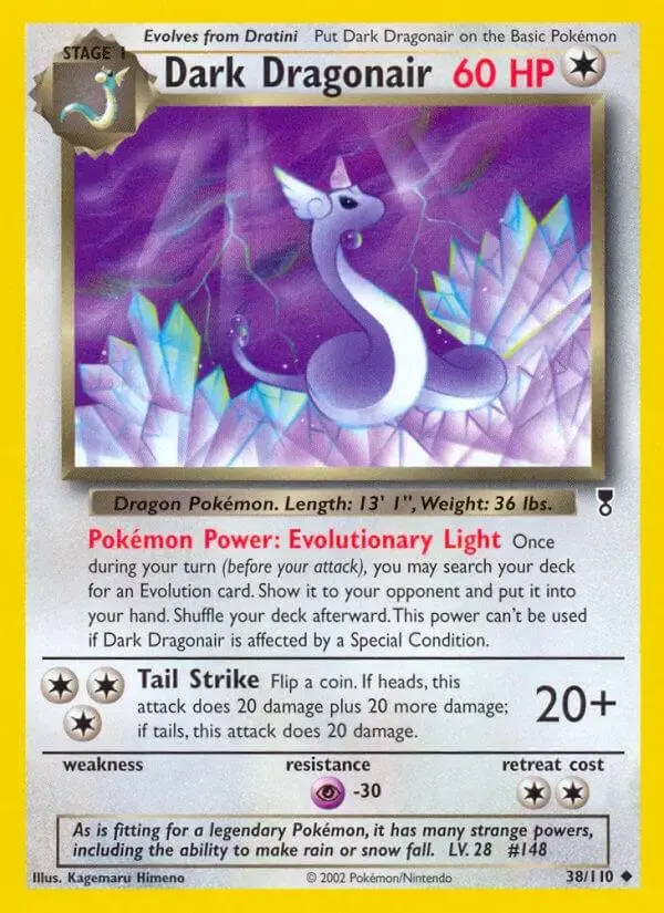 Dark Dragonair - Pokemon Legendary Collection #38