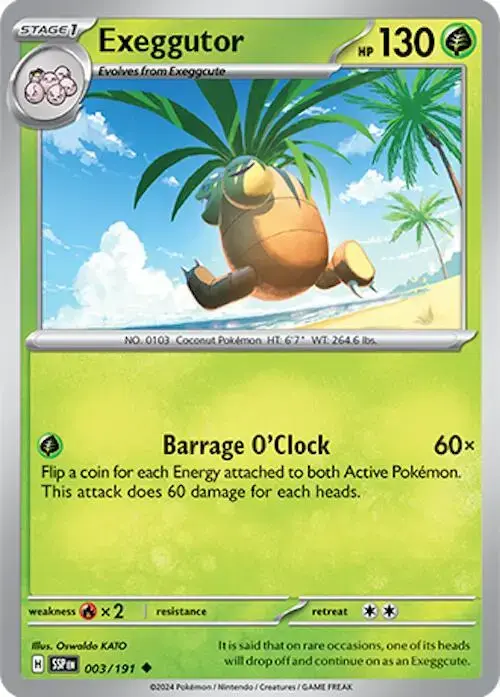 Exeggutor - Pokemon Surging Sparks #3
