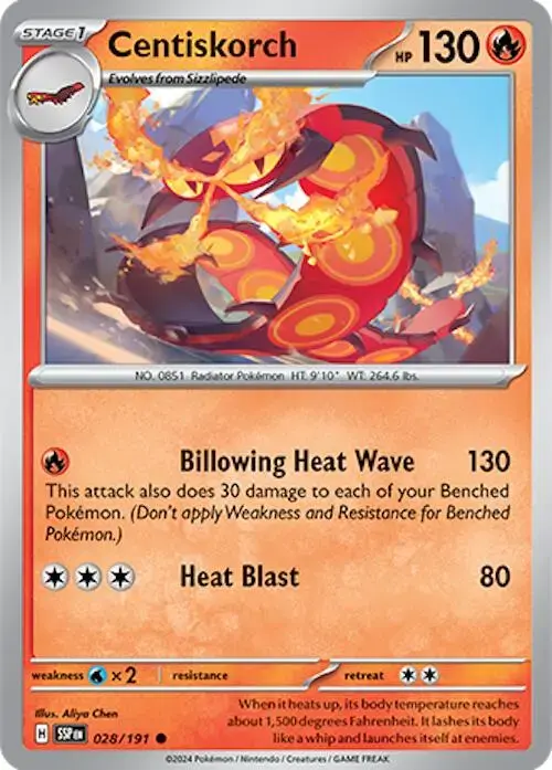 Centiskorch - Pokemon Surging Sparks #28