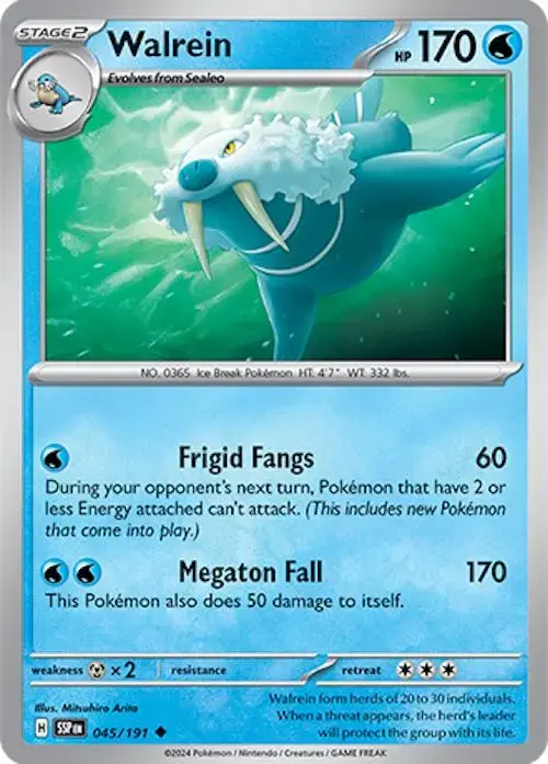 Walrein - Pokemon Surging Sparks #45