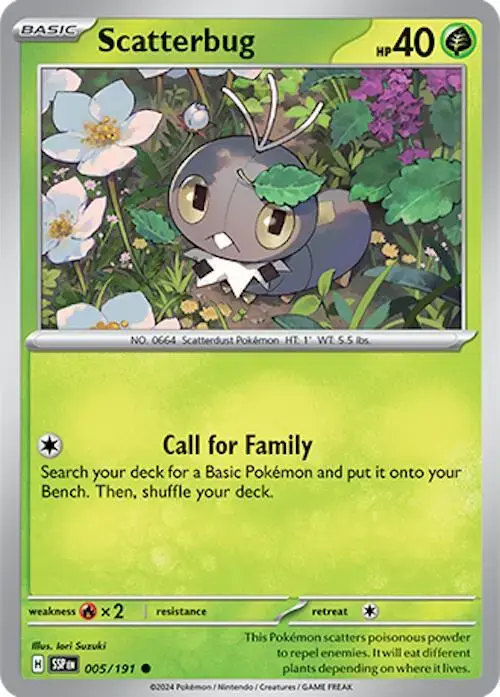 Scatterbug - Pokemon Surging Sparks #5
