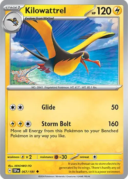 Kilowattrel - Pokemon Surging Sparks #67