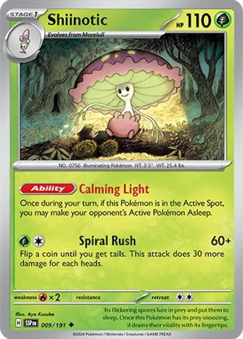 Shiinotic - Pokemon Surging Sparks #9