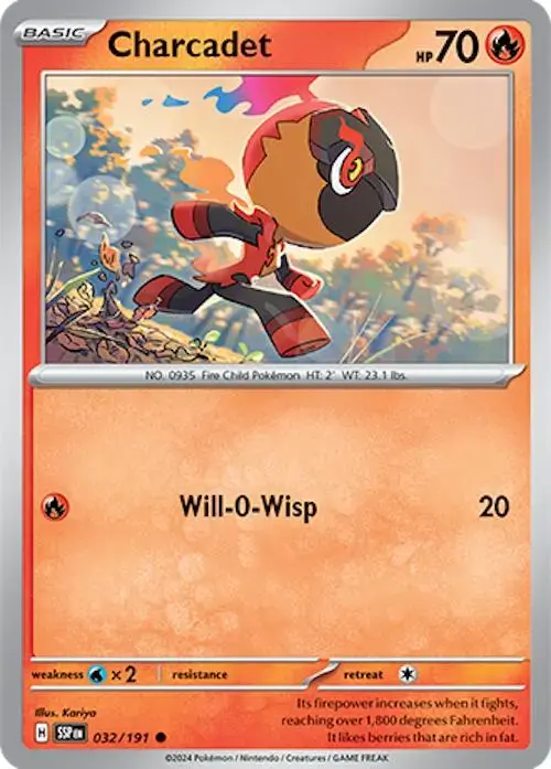Charcadet - Pokemon Surging Sparks #32