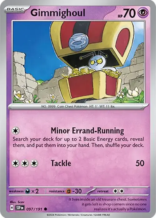 Gimmighoul - Pokemon Surging Sparks #97