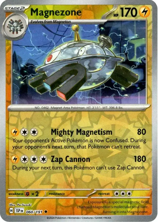 Magnezone [Reverse Holo] - Pokemon Surging Sparks #60