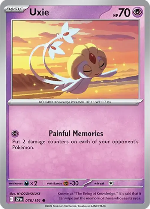 Uxie - Pokemon Surging Sparks #78