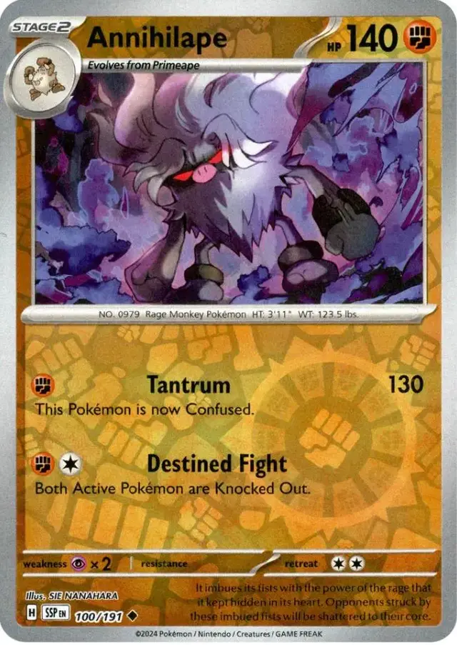 Annihilape [Reverse Holo] - Pokemon Surging Sparks #100