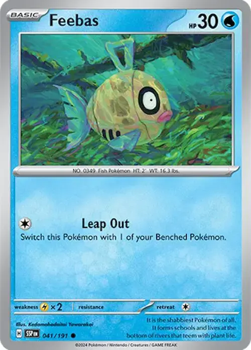 Feebas - Pokemon Surging Sparks #41