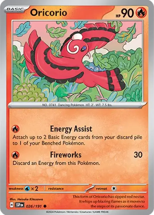 Oricorio - Pokemon Surging Sparks #26