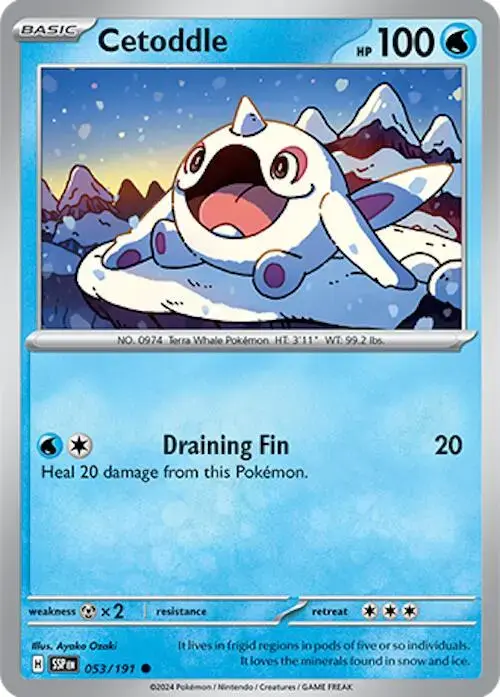 Cetoddle - Pokemon Surging Sparks #53