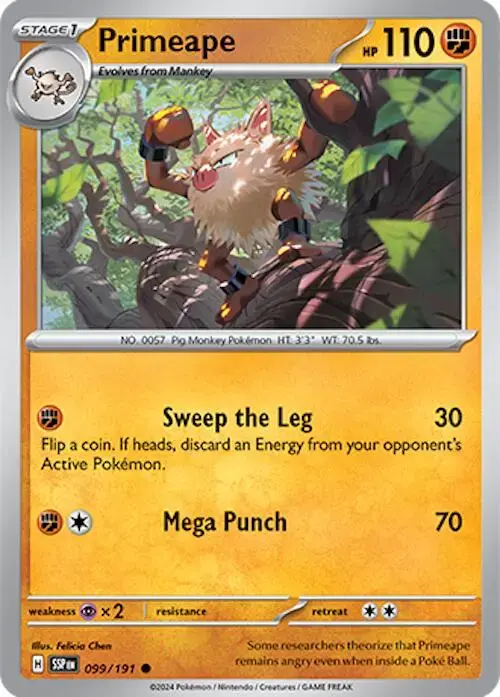 Primeape - Pokemon Surging Sparks #99