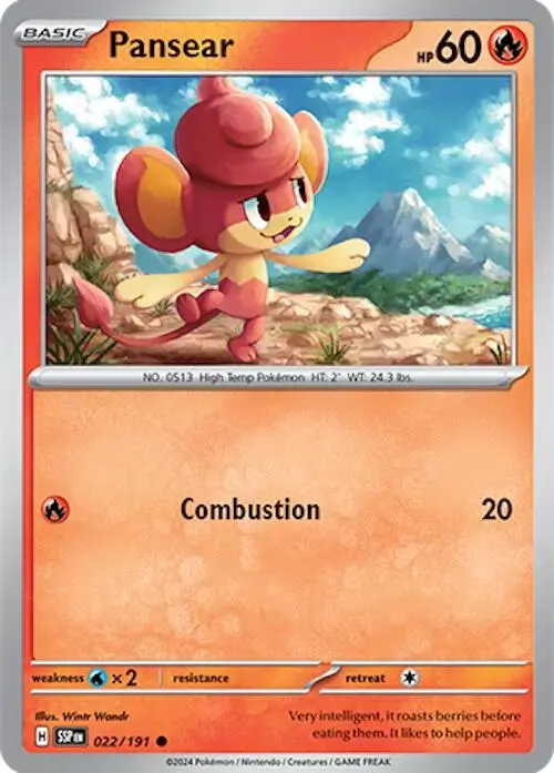 Pansear - Pokemon Surging Sparks #22