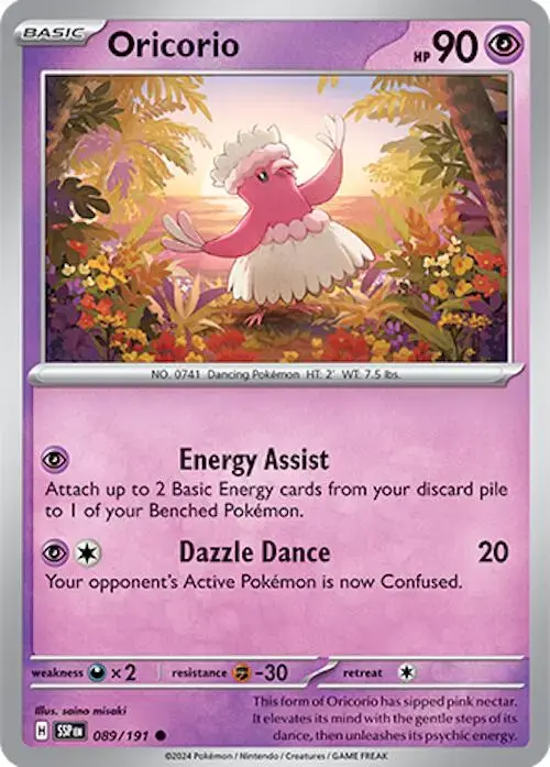 Oricorio - Pokemon Surging Sparks #89