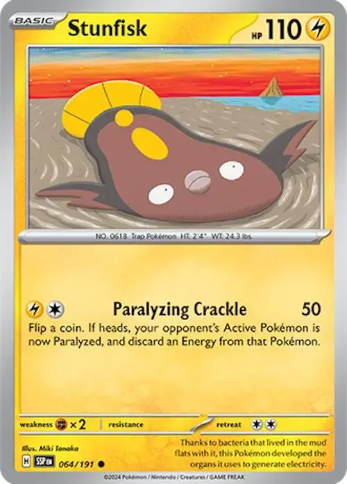 Stunfisk - Pokemon Surging Sparks #64