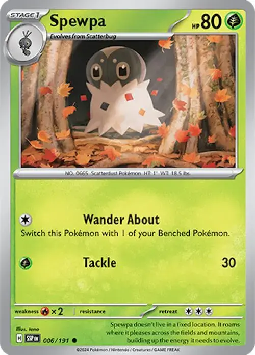 Spewpa - Pokemon Surging Sparks #6
