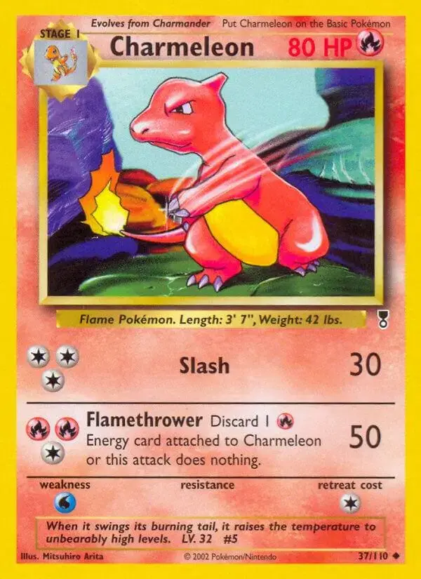 Charmeleon - Pokemon Legendary Collection #37