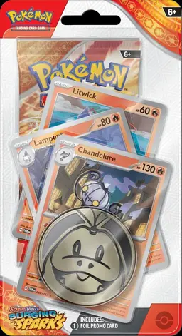 Litwick Checklane Blister - Pokemon Surging Sparks