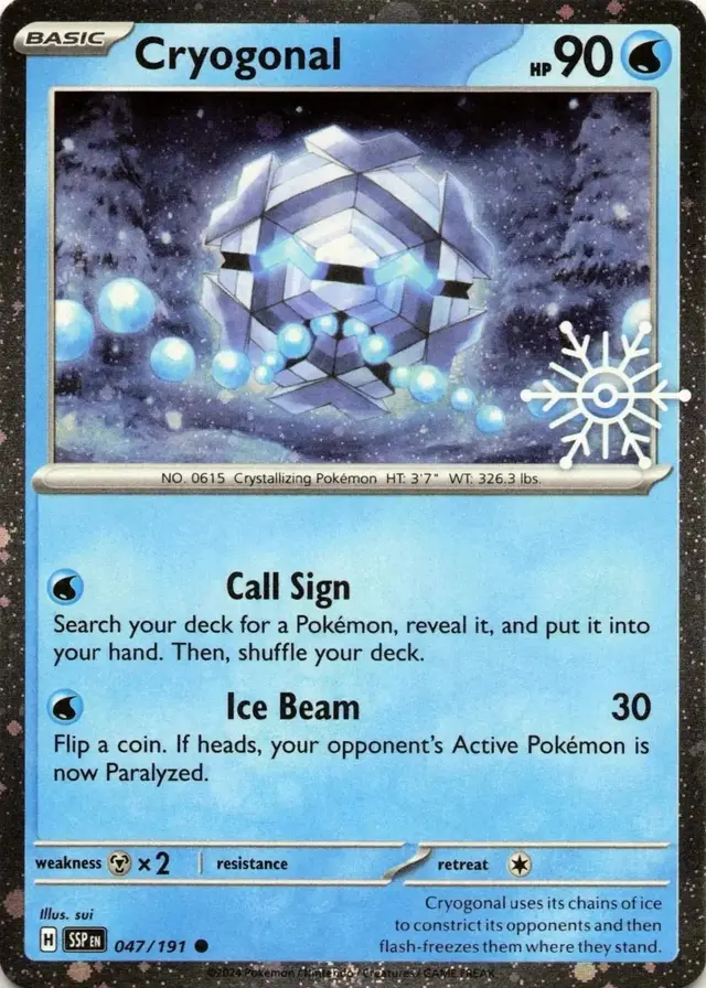 Cryogonal [Holiday Calendar] - Pokemon Surging Sparks #47