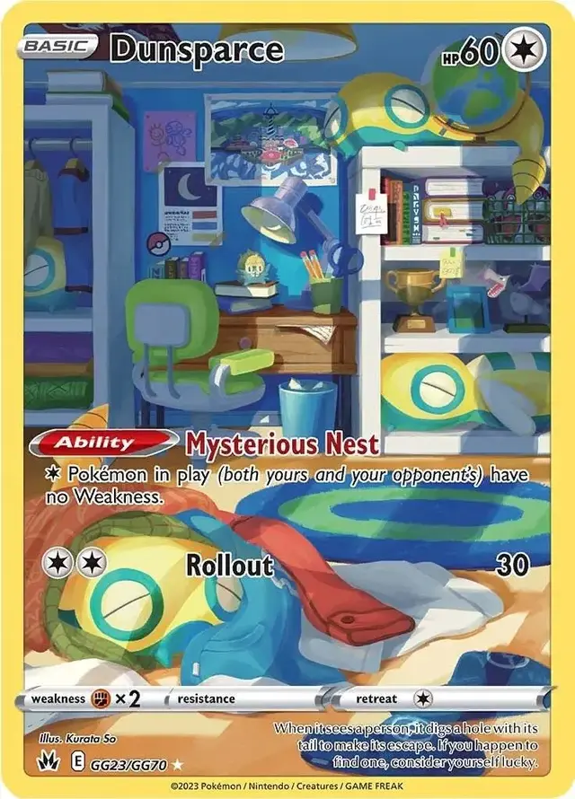 Dunsparce - Pokemon Crown Zenith #GG23