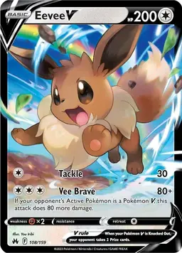 Eevee V 108 - Pokemon Crown Zenith