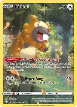 Bidoof GG29 - Pokemon Crown Zenith