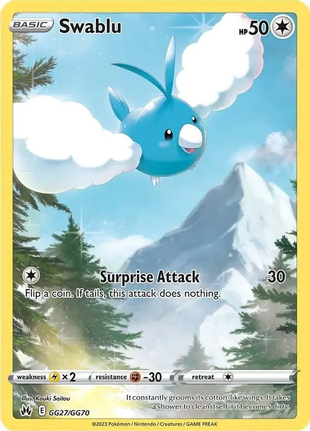 Swablu - Pokemon Crown Zenith #GG27