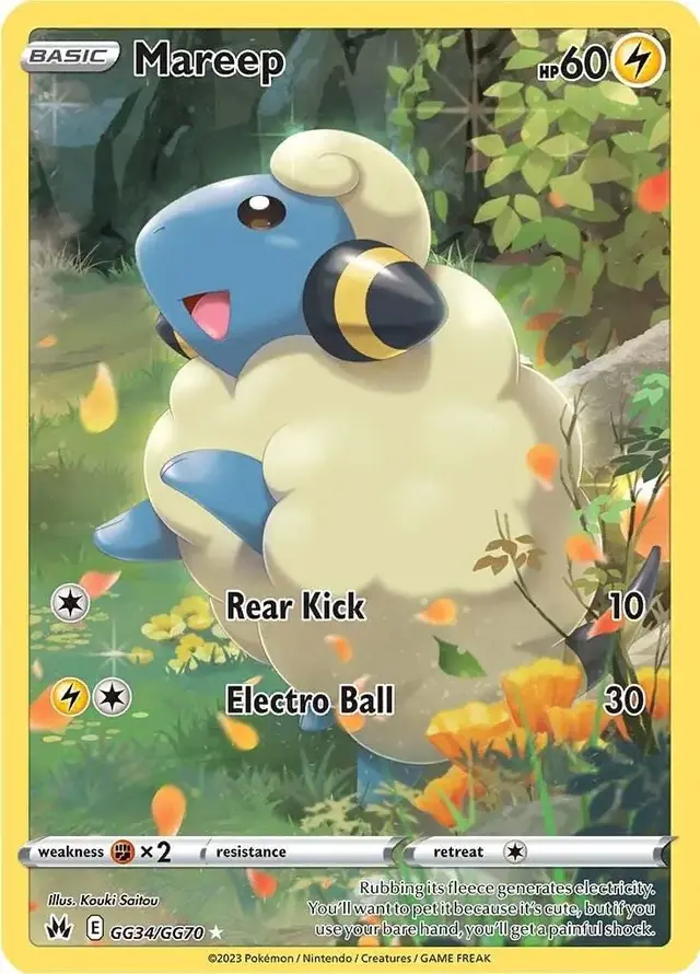 Mareep - Pokemon Crown Zenith #GG34