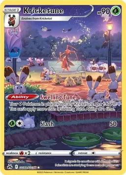 Kricketune GG02 - Pokemon Crown Zenith